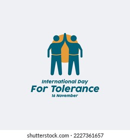 vector graphic of international day for tolerance logo
