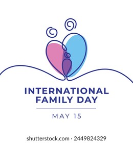 vector graphic of International Family Day ideal for International Family Day celebration.