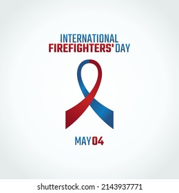vector graphic of international firefighters' day good for international firefighters' day celebration. flat design. flyer design.flat illustration.