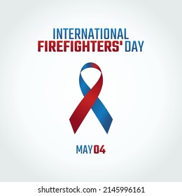 vector graphic of international firefighters' day good for international firefighters' day celebration. flat design. flyer design.flat illustration.