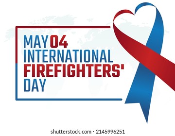 vector graphic of international firefighters' day good for international firefighters' day celebration. flat design. flyer design.flat illustration.