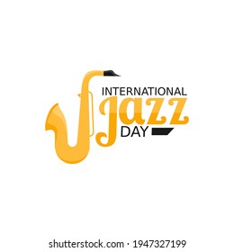 vector graphic of international jazz day good for international jazz day celebration. flat design. flyer design.flat illustration.