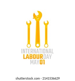 vector graphic of international labour day good for international labour day celebration. flat design. flyer design.flat illustration.