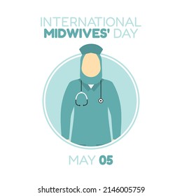 vector graphic of international midwives' day good for international midwives' day celebration. flat design. flyer design.flat illustration.