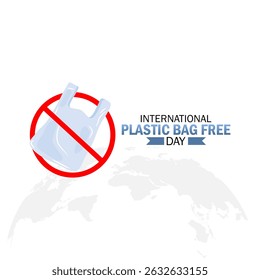 vector graphic of International Plastic Bag Free Day ideal for International Plastic Bag Free Day celebration