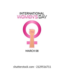 vector graphic of international women's day good for international women's day celebration. flat design. flyer design.flat illustration.