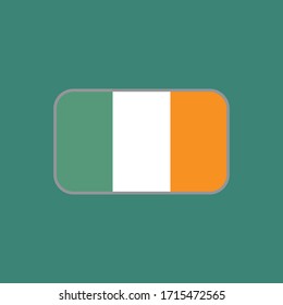 vector graphic of the ireland state flag