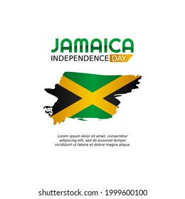 Vector Graphic Jamaica Independence Day Good Stock Vector (Royalty Free ...