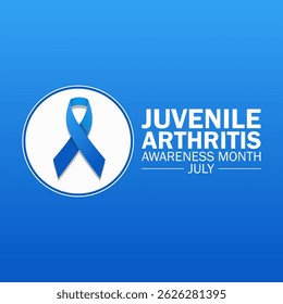 Vector graphic of Juvenile Arthritis Awareness Month for Juvenile Arthritis Awareness Month celebration.