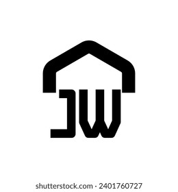Vector graphic of JW monogram logo. This vector is perfect for company logos, banners, templates, wedding name designs, t-shirt designs, branding etc.