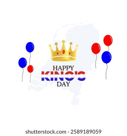 vector graphic of kings day for kings day celebration