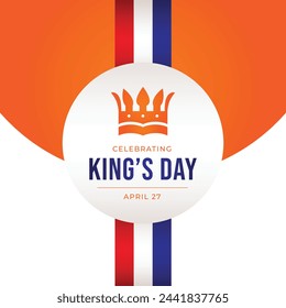 vector graphic of Kings Day ideal for Kings Day celebration.