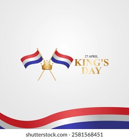 vector graphic of king's day ideal for king's day celebration.