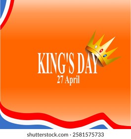 vector graphic of King's Day ideal for National King's Day celebration