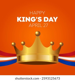 vector graphic of Kings Day ideal for Kings Day celebration
