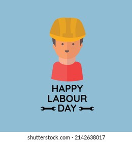 gráfico vectorial del día del trabajo bueno para la celebración del Día Nacional del Trabajo. diseño plano. diseño de volante.ilustración plana.