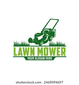  vector graphic of lawn care, landscape, grass concept logo design