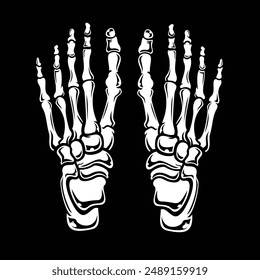 a vector graphic leg bone