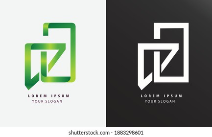 vector graphic of Letter d logo icon