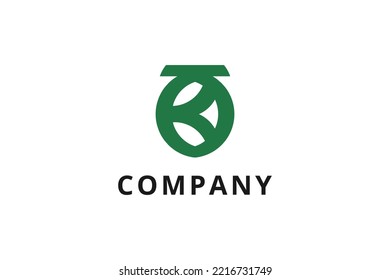 vector graphic letter k coconut logo good for business or company