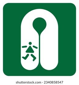 Vector graphic of lifejacket for children