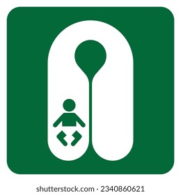 Vector graphic of lifejacket for infants
