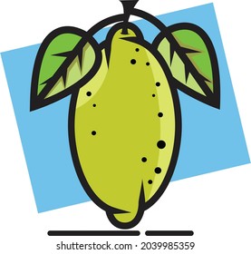 gráfico vectorial de Lime. Adecuado para frutas, alimentos y bebidas o para una vida sana.