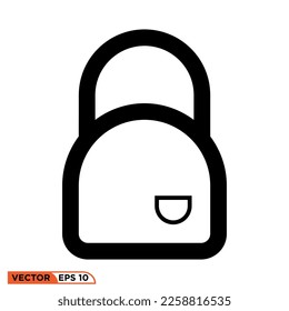 Vector graphic of little handbag good for apllication icon