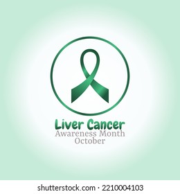 vector graphic of liver cancer awareness month good for liver cancer awareness month celebration. flat design. flyer design.flat illustration.