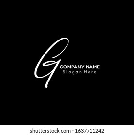 Vector Graphic of Logo with Calligraphy Style for Your Brand or Company Letter G