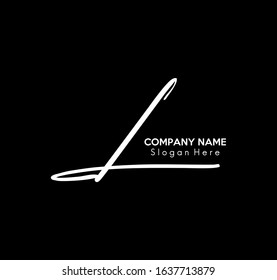 Vector Graphic of Logo with Calligraphy Style for Your Brand or Company Letter L