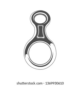 Vector graphic logo concept. Climbing equipment. Logo for an active lifestyle. Symbol emblem, element, print.