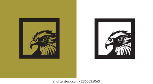 Vector Graphic Logo Design Luxury Eagle.Heraldic And Shiny, Perfect Line art and Epic Illustration,Perfect For your Company Emblem.