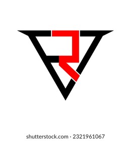 Vector graphic of logo monogram ERT letter perfect for company logo,label,dan branding etc.