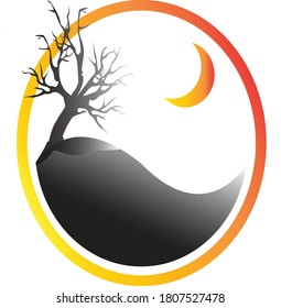 vector graphic of logo night. perfect for night logo 