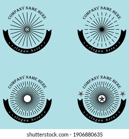 Vector graphic for logo and slogan template