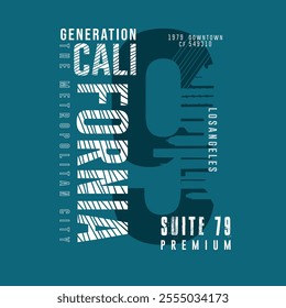 Vector Graphic Los Angeles Generation