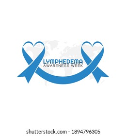 vector graphic of lymphedema awareness week good for lymphedema awareness week celebration. flat design. flyer design.flat illustration.