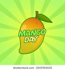 Vector graphic of Mango Day for Mango Day celebration.