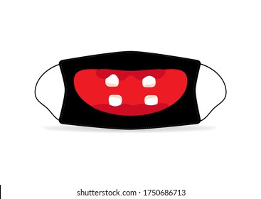 vector graphic of masker. Perfect for masker design. corona virus disease 19