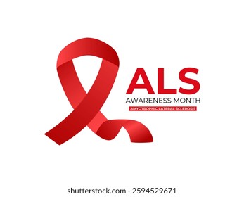 vector graphic of May is ALS Awareness Month, with the goal of raising awareness and driving research for the disease. Design for web banner, cards, prints, social media, poster, flyer and background 
