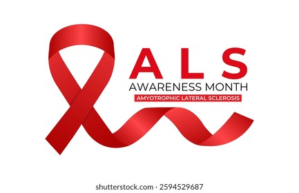 vector graphic of May is ALS Awareness Month, with the goal of raising awareness and driving research for the disease. Design for web banner, cards, prints, social media, poster, flyer and background 