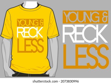 Vector Graphic mens dynamic t-shirt,typography,lettering design printing
 