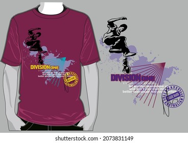 Vector Graphic mens dynamic t-shirt,typography,lettering design printing
 