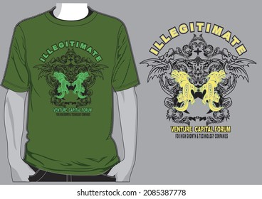 Vector Graphic mens dynamic t-shirt,typography,lettering design printing