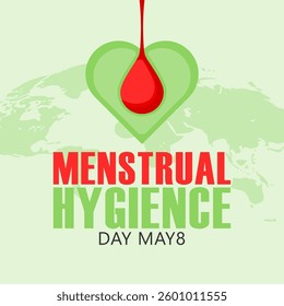 Vector graphic of Menstrual Hygiene Day ideal for Menstrual Hygiene Day celebration.