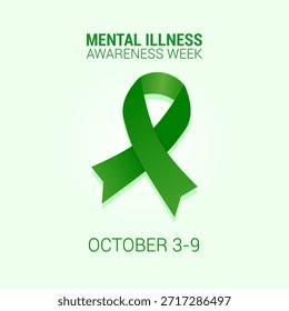 gráfico vetorial de Mental Illness Awareness Week ideal para a celebração Mental Illness Awareness Week