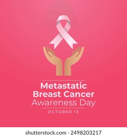 vector graphic of Metastatic Breast Cancer Awareness Day ideal for Metastatic Breast Cancer Awareness Day celebration.