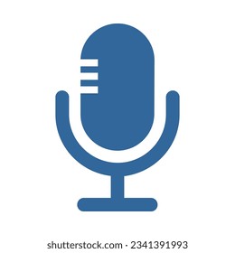 Vector graphic of a microphone icon