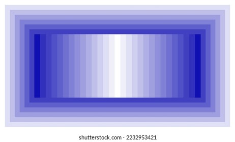 Gráfica vectorial de luces de misterio en formas rectangulares abstractas. Paleta de colores de degradado de franjas verticales. Se puede usar para papeles pintados, temas, diseño de moda, etc. 